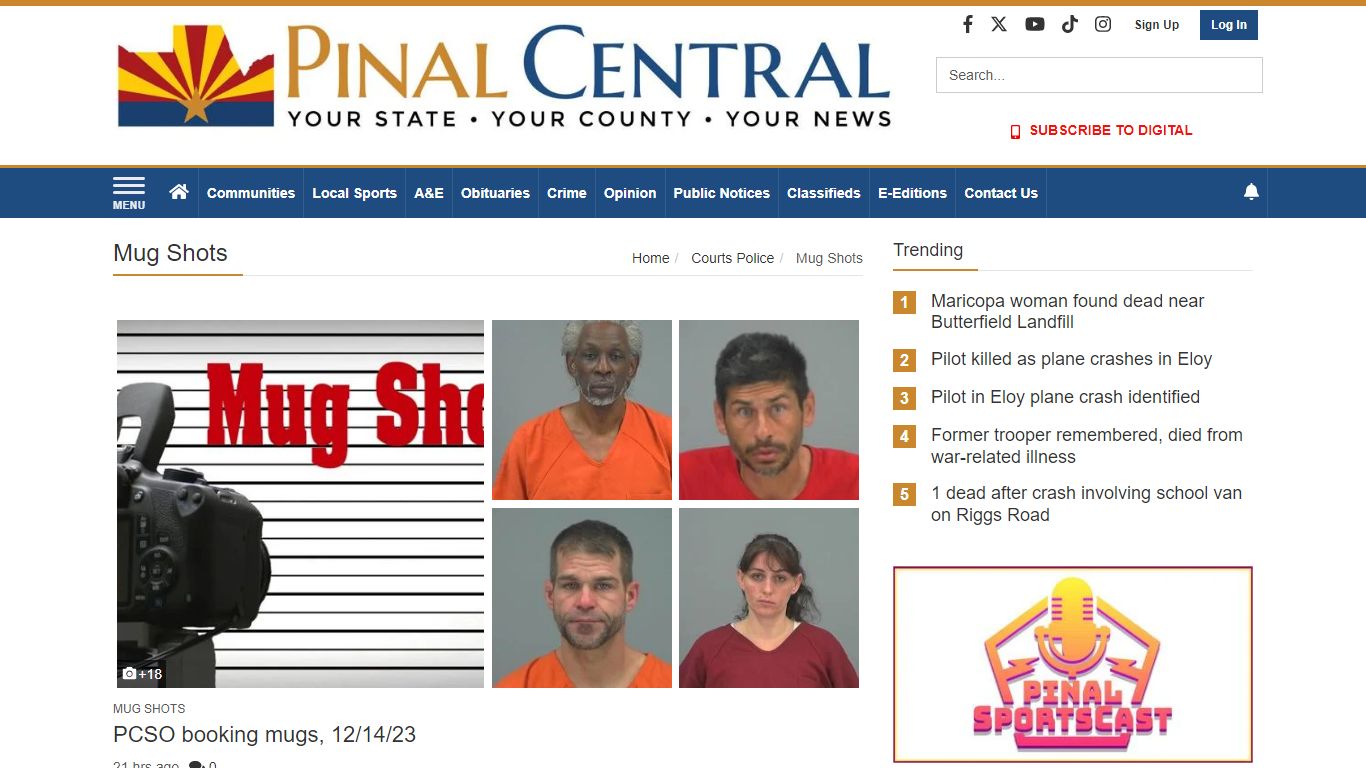 Mug Shots | pinalcentral.com